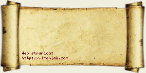 Dimitrije Hrnjaković vizit kartica